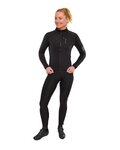 HOLOKOLO Cycling thermal jacket - 2in1 WINTER LADY - black