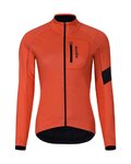 HOLOKOLO Cycling thermal jacket - 2in1 WINTER LADY - orange