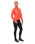 HOLOKOLO Cycling thermal jacket - 2in1 WINTER LADY - orange