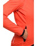 HOLOKOLO Cycling thermal jacket - 2in1 WINTER LADY - orange
