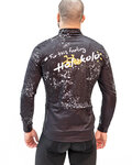 HOLOKOLO Cycling thermal jacket - GRAFFITI - black