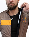 HOLOKOLO Cycling thermal jacket - ELEMENT - brown
