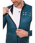 HOLOKOLO Cycling thermal jacket - ELEMENT - blue