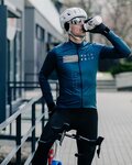 HOLOKOLO Cycling thermal jacket - ELEMENT - blue