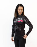 HOLOKOLO Cycling thermal jacket - GRAFFITI LADY - black