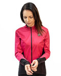 HOLOKOLO Cycling thermal jacket - CLASSIC LADY - pink/black