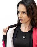 HOLOKOLO Cycling thermal jacket - CLASSIC LADY - pink/black