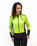 HOLOKOLO Cycling thermal jacket - CLASSIC LADY - black/green