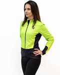 HOLOKOLO Cycling thermal jacket - CLASSIC LADY - black/green