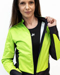 HOLOKOLO Cycling thermal jacket - CLASSIC LADY - black/green