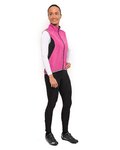 HOLOKOLO Cycling gilet - WIND/RAIN LADY - pink