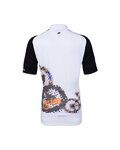 HOLOKOLO Cycling short sleeve jersey and shorts - RIDERS KIDS - multicolour/white/black