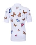 HOLOKOLO Cycling short sleeve jersey and shorts - BUTTERFLIES - black/white