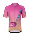 HOLOKOLO Cycling short sleeve jersey and shorts - CANDYBAG - multicolour/pink/black