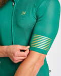HOLOKOLO Cycling short sleeve jersey - VICTORIOUS GOLD - green