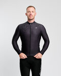HOLOKOLO Cycling winter long sleeve jersey - STARLIGHT WINTER - black