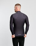 HOLOKOLO Cycling winter long sleeve jersey - STARLIGHT WINTER - black