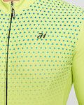 HOLOKOLO Cycling winter long sleeve jersey - STARLIGHT WINTER - yellow
