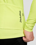 HOLOKOLO Cycling winter long sleeve jersey - STARLIGHT WINTER - yellow
