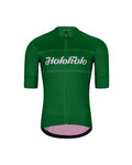 HOLOKOLO Cycling short sleeve jersey and shorts - GEAR UP  - green/black