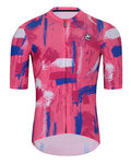 HOLOKOLO Cycling short sleeve jersey and shorts - set - blue/black/pink