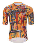 HOLOKOLO Cycling short sleeve jersey and shorts - WILDLY  - yellow/black/multicolour