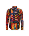 HOLOKOLO Cycling winter set with jacket - WILDLY WINTER - multicolour/black/yellow