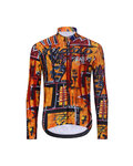 HOLOKOLO Cycling winter set with jacket - WILDLY WINTER - multicolour/black/yellow