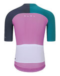 HOLOKOLO Cycling short sleeve jersey and shorts - PERFORMANCE - purple/white