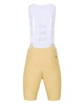HOLOKOLO Cycling long sleeve jersey and bibtights - VICTORIOUS GOLD - beige/gold/black