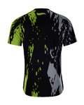 HOLOKOLO Cycling short sleeve jersey - TYRE MTB - black/grey/green