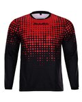 HOLOKOLO Cycling summer long sleeve jersey - INFRARED MTB LONG - red/black