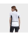 ALÉ Cycling short sleeve jersey and shorts - COLOR BLOCK LADY - white/black