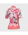 ALÉ Cycling short sleeve jersey and shorts - PR-S GARDEN LADY - pink/black