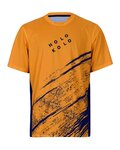 HOLOKOLO Cycling short sleeve jersey - UNIVERSE MTB - orange/black