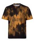 HOLOKOLO Cycling short sleeve jersey - NIGHTFALL MTB - orange/black