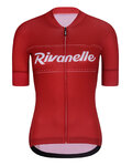 RIVANELLE Cycling short sleeve jersey and shorts - GEAR UP  - black/white