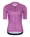 RIVANELLE Cycling short sleeve jersey and shorts - LEVEL UP - black/purple