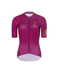 RIVANELLE Cycling short sleeve jersey and shorts - VICTORIOUS GOLD LADY - black/bordeaux