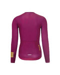 HOLOKOLO Cycling long sleeve jersey and bibtights - VICTORIOUS ELITE - black/bordeaux
