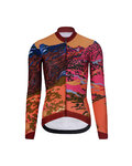Cycling winter set with jacket - FREE WINTER - multicolour/black/orange