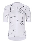 RIVANELLE Cycling short sleeve jersey and shorts - PASSION - white/yellow/black