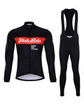 HOLOKOLO Cycling winter set - OBSIDIAN WINTER - black/red