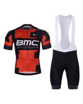 BONAVELO Cycling short sleeve jersey and shorts - BMC - red/black