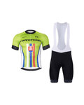 BONAVELO Cycling short sleeve jersey and shorts - CANNONDALE SK - black/green