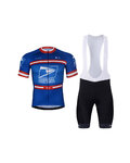 BONAVELO Cycling short sleeve jersey and shorts - US POSTAL - black/blue