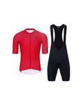 HOLOKOLO Cycling short sleeve jersey and shorts - VICTORIOUS ELITE - black/red
