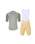 HOLOKOLO Cycling short sleeve jersey and shorts - PERFORMANCE - beige