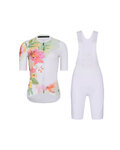 RIVANELLE Cycling short sleeve jersey and shorts - FLOWERY - multicolour/white