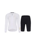 HOLOKOLO Cycling short sleeve jersey and shorts - VICTORIOUS ELITE - white/black